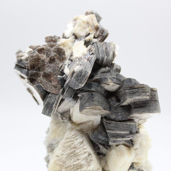 Mica cristallisé sur quartz blanc d’Afghanistan