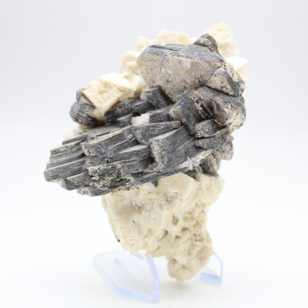 Quartz blanc et mica afghan sur gangue