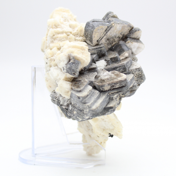 Quartz blanc et mica afghan sur gangue