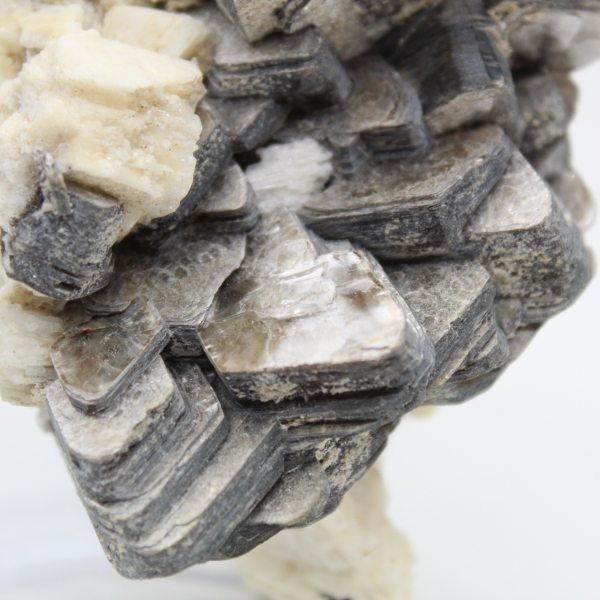 Quartz blanc et mica afghan sur gangue