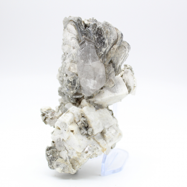 Cristaux de mica sur quartz afghan