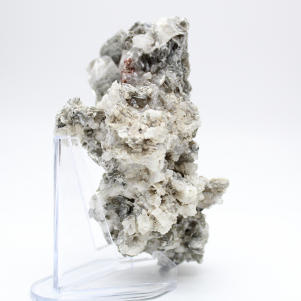 Cristaux de mica sur quartz afghan