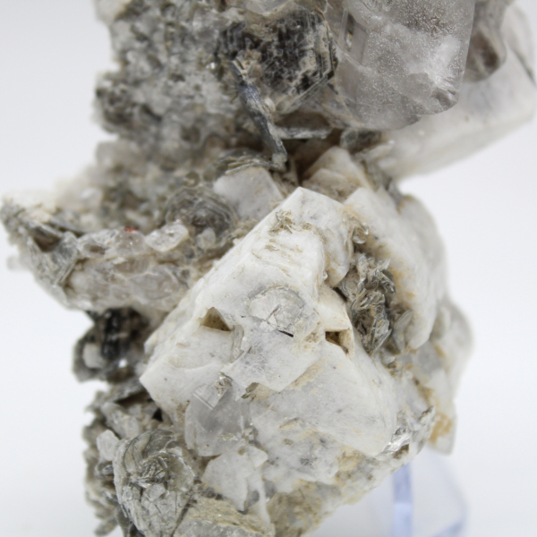 Cristaux de mica sur quartz afghan