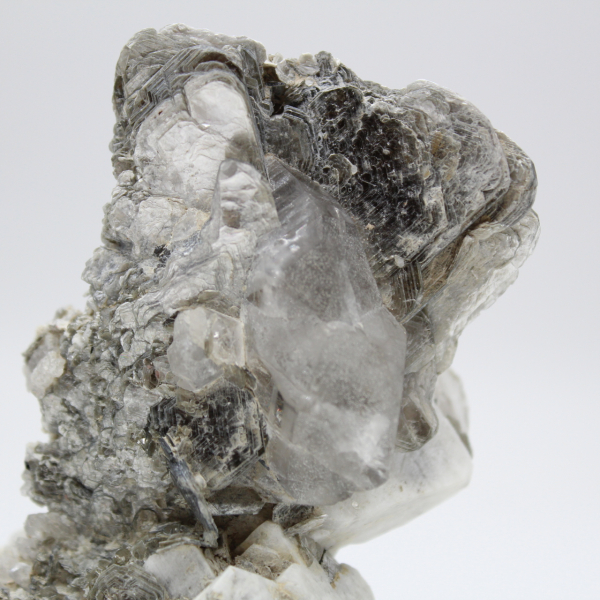 Cristaux de mica sur quartz afghan