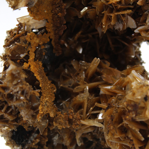 Barytine d’Ouichane, cristaux bruns