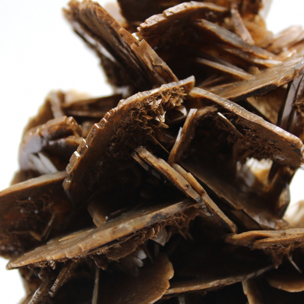 Barytine brune cristallisée du Maroc