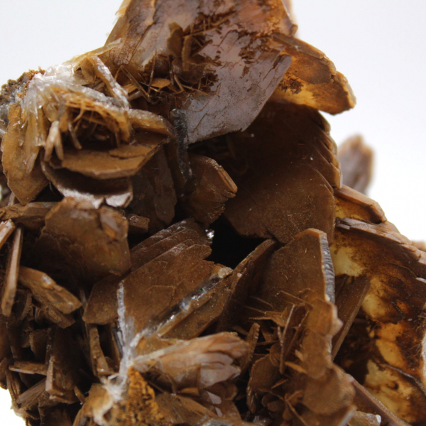 Cristallisation brune de Barytine du Maroc