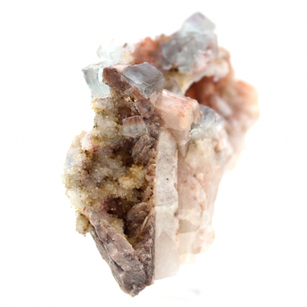 Cristaux de Fluorite brute : Pièce du Maroc sur gangue