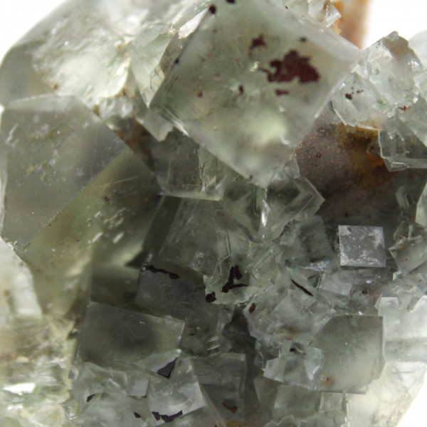 Cristal de roche Fluorite : Spécimen vert pour collection