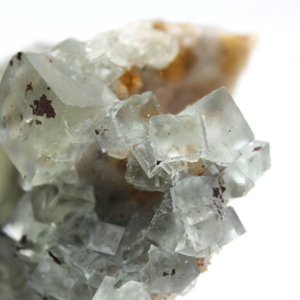Cristal de roche Fluorite : Spécimen vert pour collection