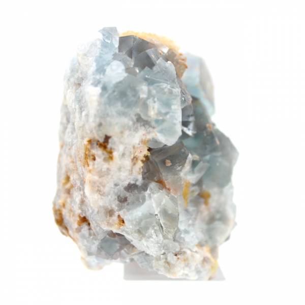 Spécimen de Fluorite sur gangue : Cristaux du Maroc authentiques