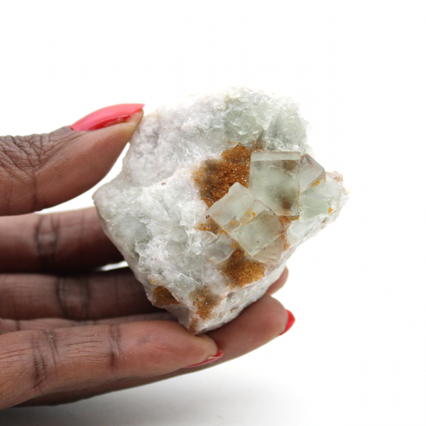 Fluorite verte Maroc : Petit spécimen pour collectionneur