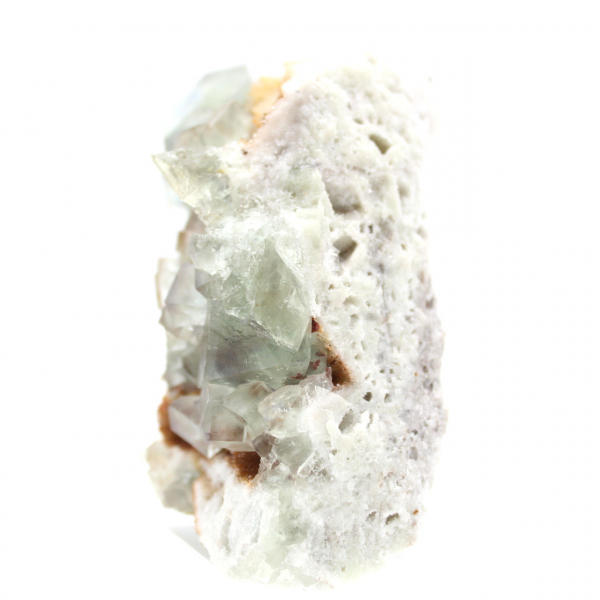 Fluorite brute pour décoration : Cristaux verts du Maroc