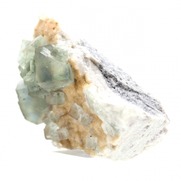 Cristaux de Fluorite verte : Collection minéralogique du Maroc