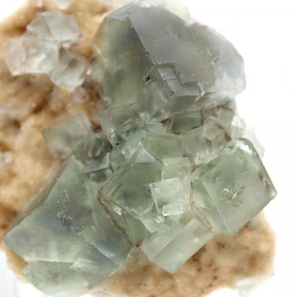 Cristaux de Fluorite verte : Collection minéralogique du Maroc