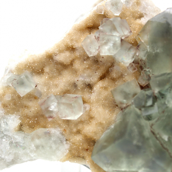 Cristaux de Fluorite verte : Collection minéralogique du Maroc