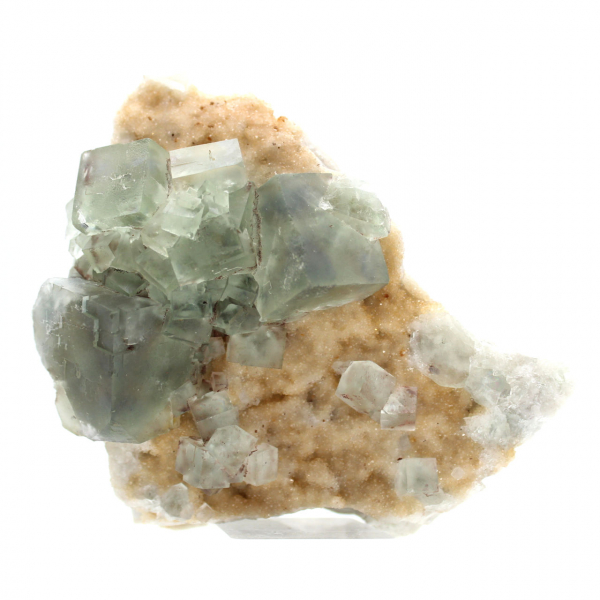 Cristaux de Fluorite verte : Collection minéralogique du Maroc