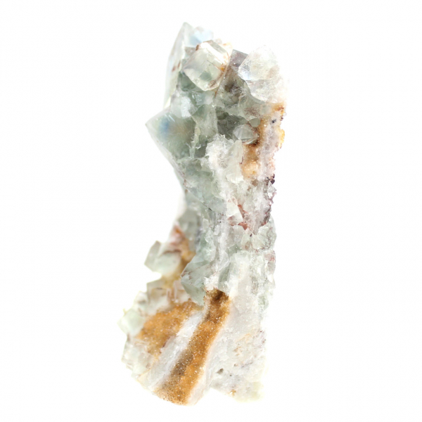 Spécimen géologique Fluorite : Pierre du Maroc avec cristaux