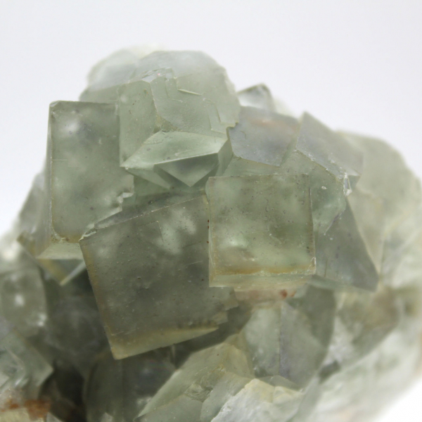 Pierre Fluorite verte brute : Échantillon cristallisé sur roche