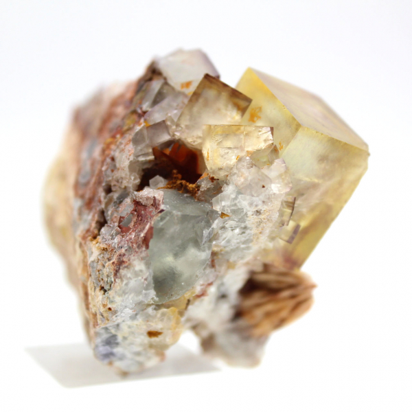 Pierre brute Marocaine Fluorite : Cristaux verts naturels