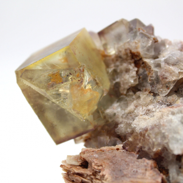 Pierre brute Marocaine Fluorite : Cristaux verts naturels