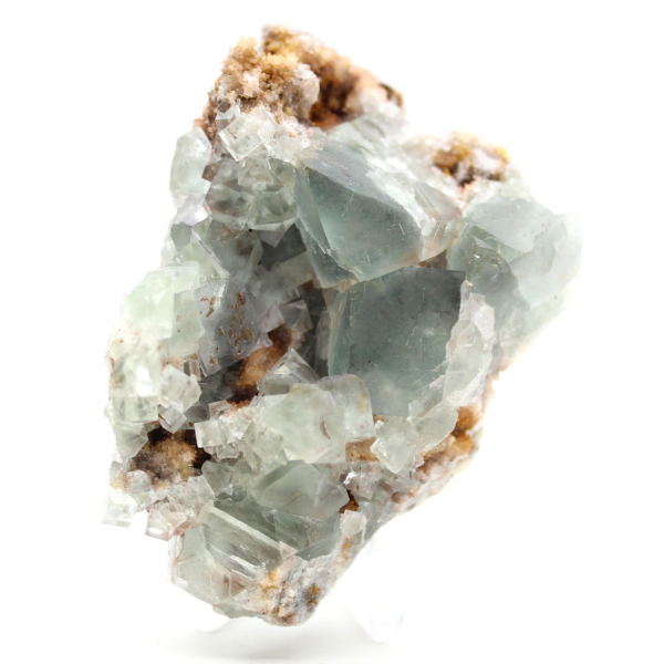 Fluorite verte sur gangue : Petit modèle de collection Maroc