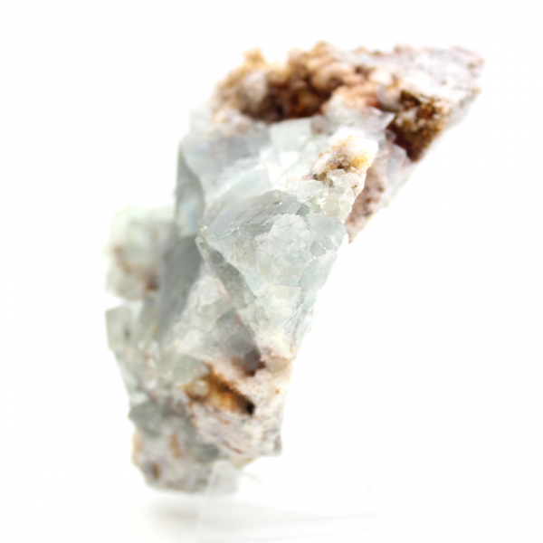 Fluorite verte sur gangue : Petit modèle de collection Maroc