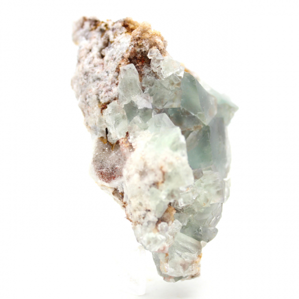 Fluorite verte sur gangue : Petit modèle de collection Maroc