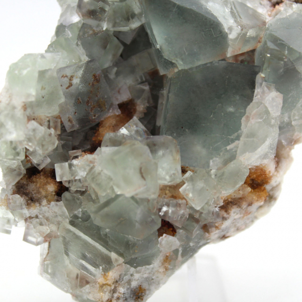 Fluorite verte sur gangue : Petit modèle de collection Maroc
