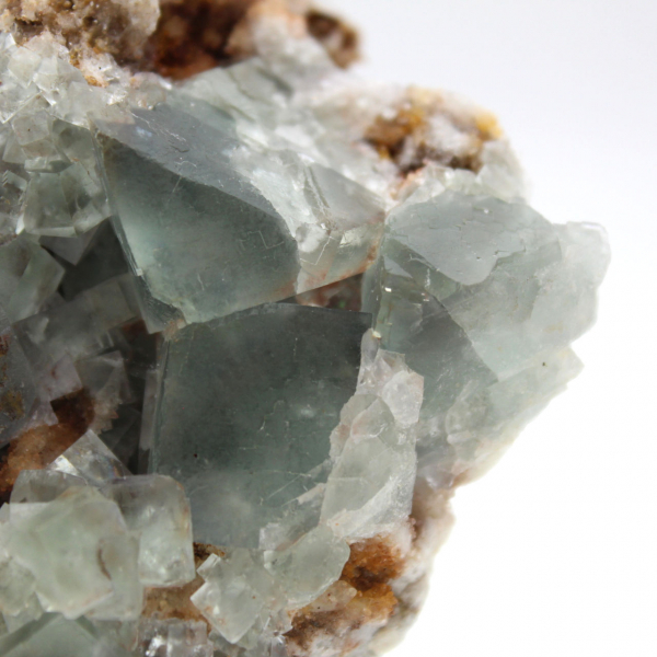 Fluorite verte sur gangue : Petit modèle de collection Maroc