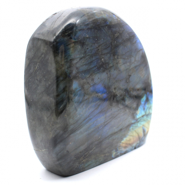 Labradorite Polie Authentique, Pièce d'Ornement Minérale