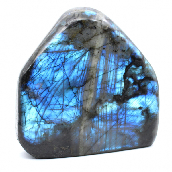 Roche Polie Labradorite de Collection, Origine Madagascar