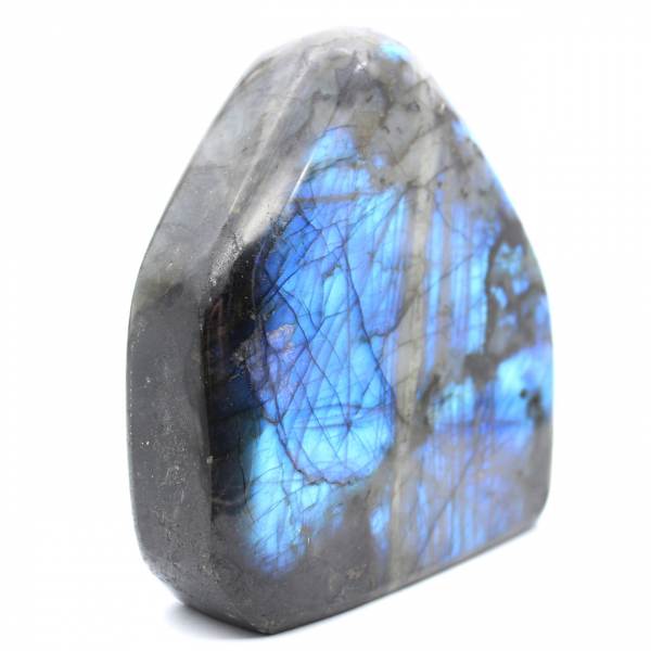 Roche Polie Labradorite de Collection, Origine Madagascar