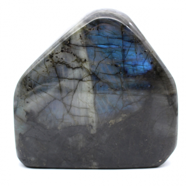 Roche Polie Labradorite de Collection, Origine Madagascar