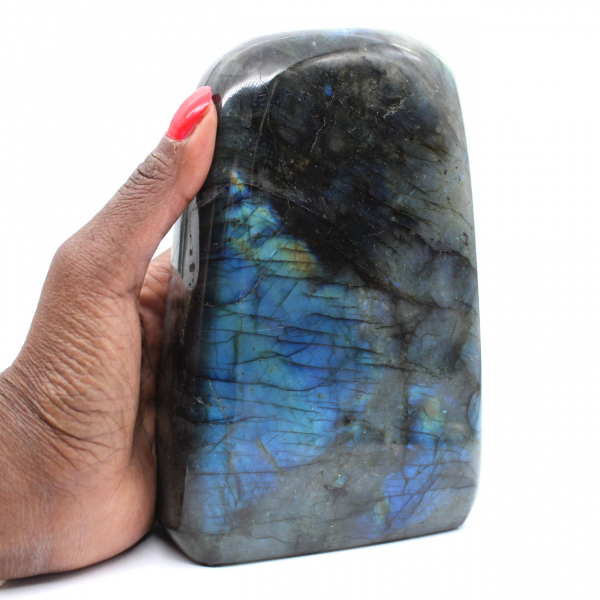 Petite Labradorite Polie, Ornement de Collection