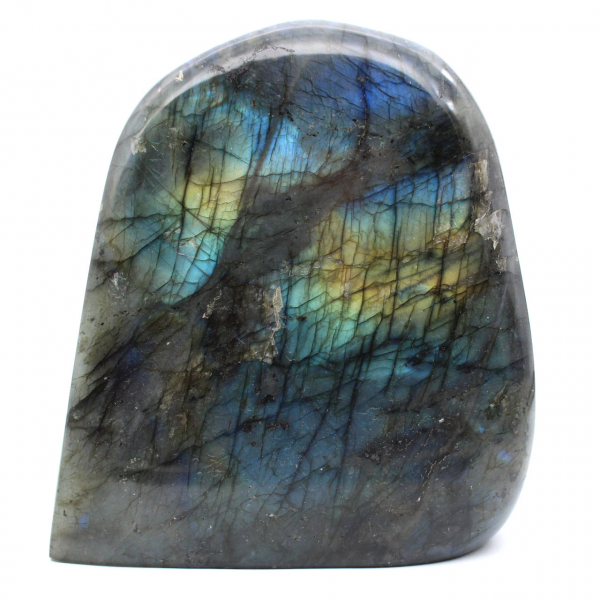 Ornement Minéral Labradorite Polie pour Intérieur