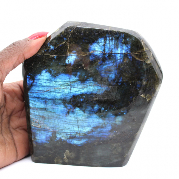 Ornement de Labradorite Polie, Pierre de Collection