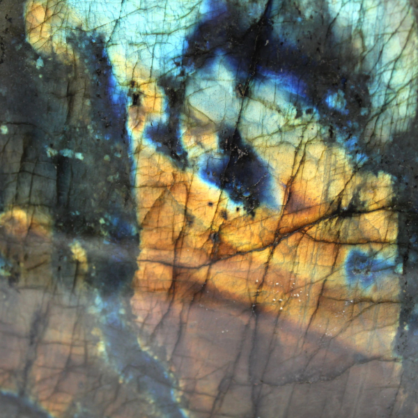 Labradorite Polie, Spécimen Minéralogique