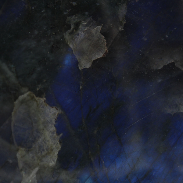 Grande Labradorite Polie, Roche Minérale d'Exception