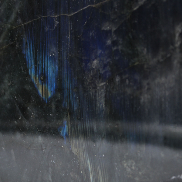 Labradorite Polie Authenticité Madagascar, Pièce Déco