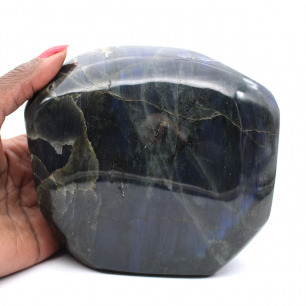 Labradorite Polie Authenticité Madagascar, Pièce Déco