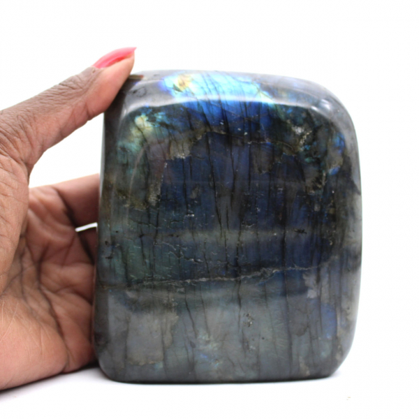 Petit Ornement Labradorite Polie, Madagascar