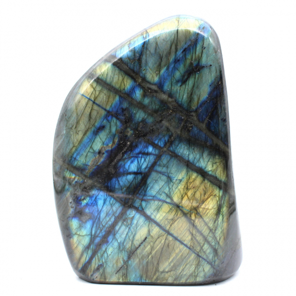 Ornement Labradorite Polie, Pierre Naturelle pour Collection