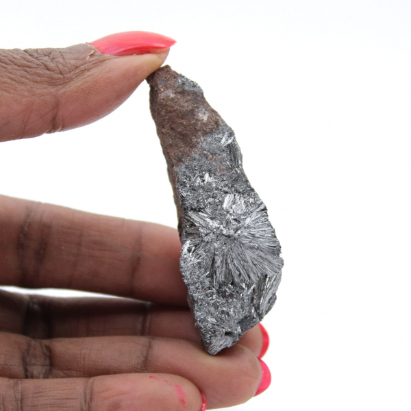 Pyrolusite, Miniature de Roche Minérale Maroc