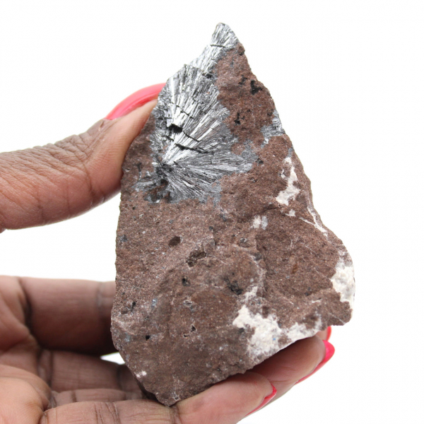 Pyrolusite, Roche de Collection Belles Cristallisations