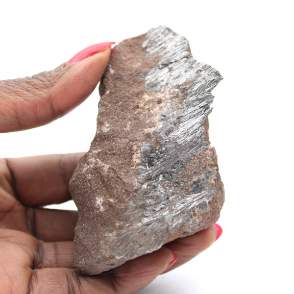 Cristallisation de Pyrolusite du Maroc, Pièce Brute