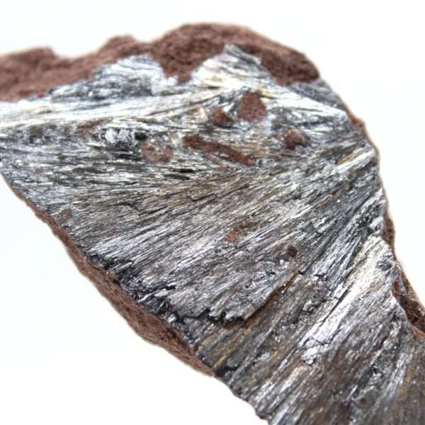 Pyrolusite, Spécimen Mince en Cristaux du Maroc