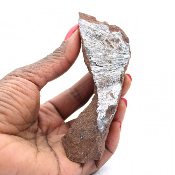 Pyrolusite, Spécimen Mince en Cristaux du Maroc