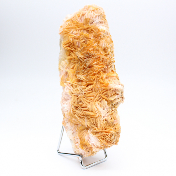 Cristallisation naturelle de barytine orange marocaine