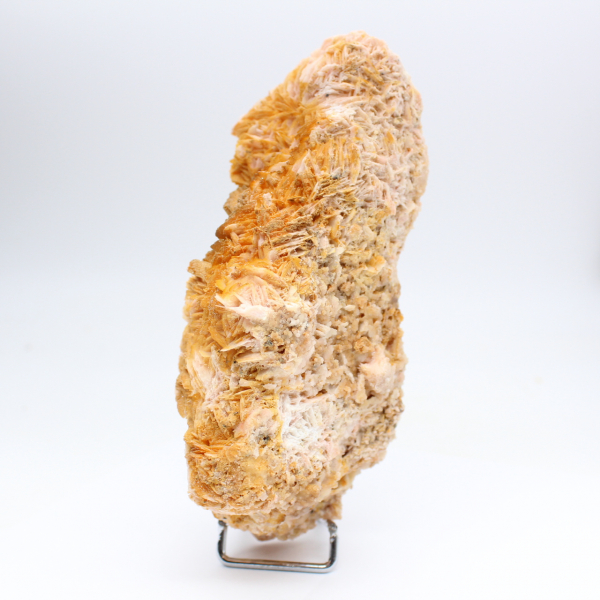 Cristallisation naturelle de barytine orange marocaine